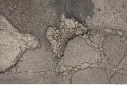 Photo Textures of Asphalt Damaged